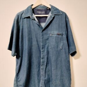 Men's Blue Denim Shirt